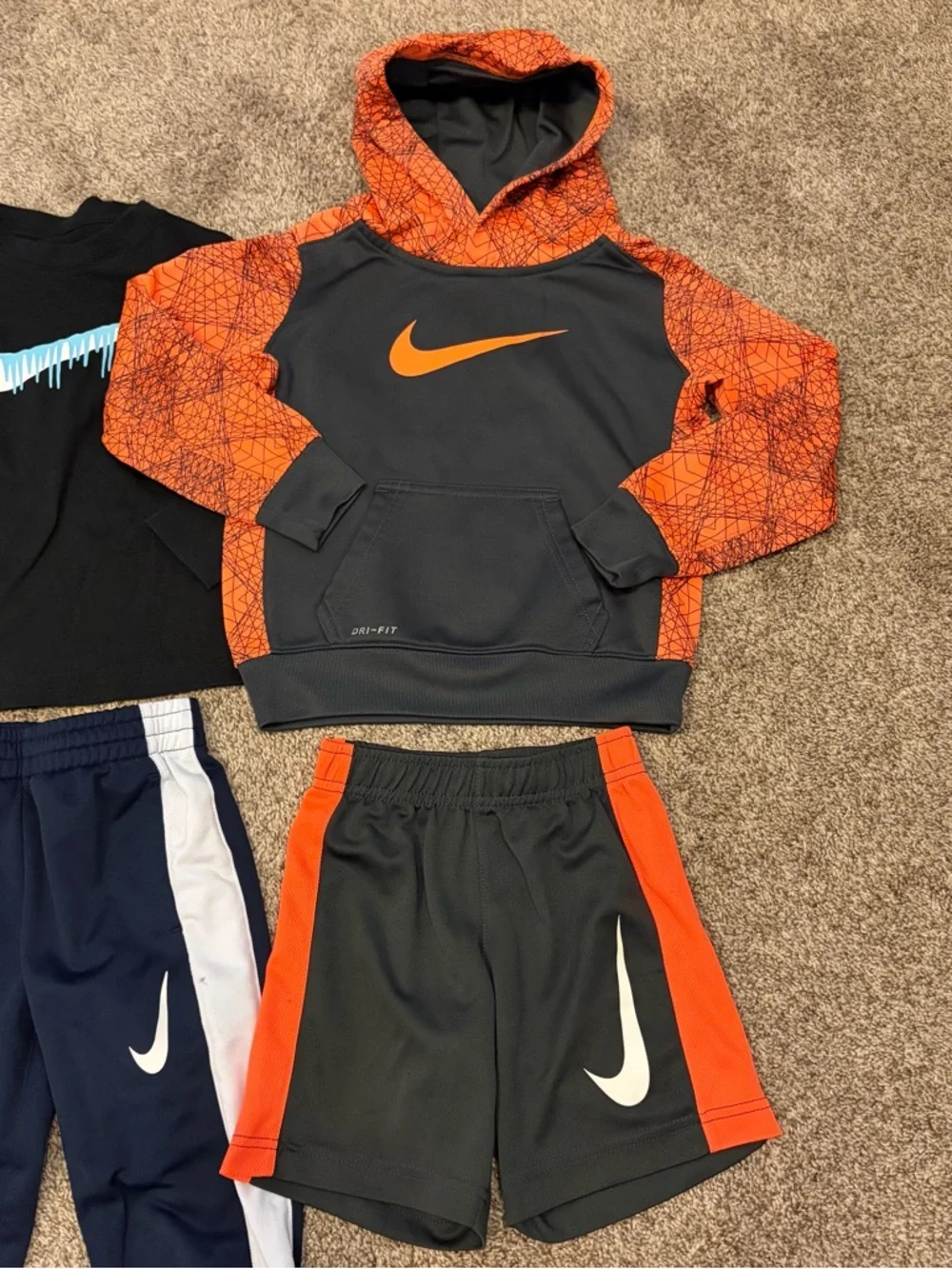 Nike Boys Joggers & Hoodies Set - Teal, Blue, Black, Orange, Navy Size 4 - Picture 2 of 14